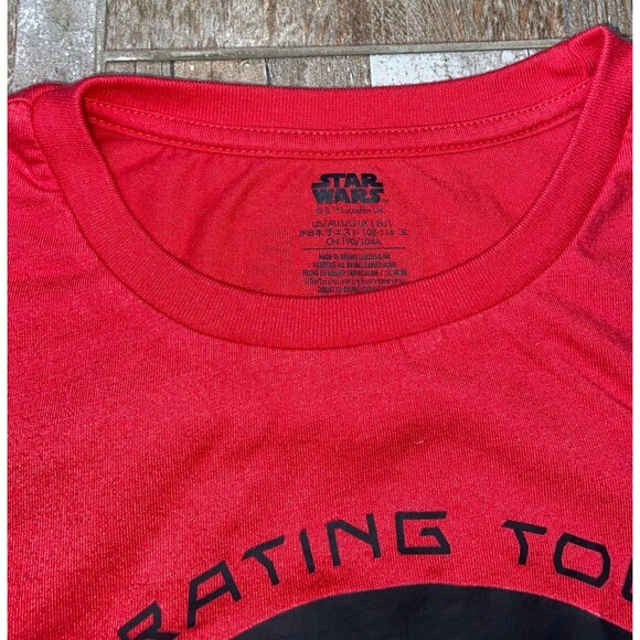 2022 Star Wars Shirt Adult Large Red Chewbacca Life Day Galaxys Edge Christmas - Picture 3 of 9